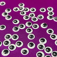 (10г) Подвижные глазки для игрушек Ø8мм - 200 шт КР