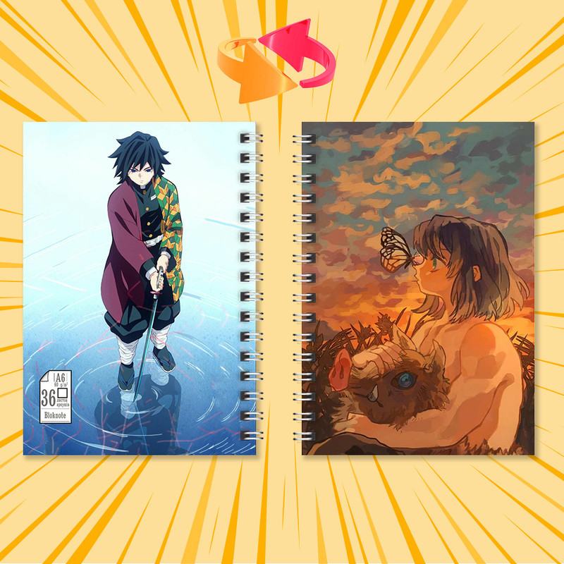 Блокнот 36 аркушів Kimetsu no Yaiba 09