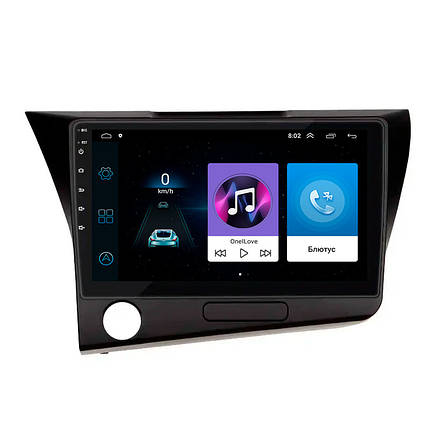 Штатна магнітола Lesko для Honda CR-Z 2010-2016 екран 9" 1/16Gb Wi-Fi GPS Base Хонда, фото 1