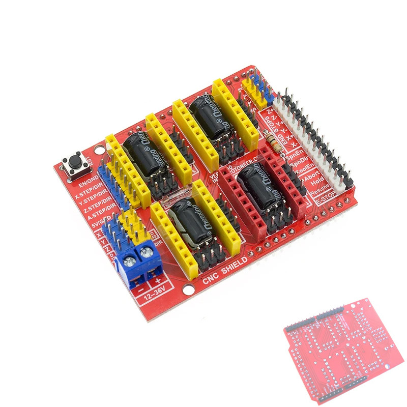 Плата расширения ЧПУ Arduino UNO CNC Shield v3.0