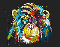 Картина за номерами Яскрава мавпа 11685-AC 40х50 см. (Art Craft)