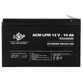 Акумулятор AGM LPM 12V - 14 Ah LogicPower 4161