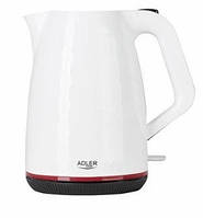 Чайник електричний 1.7 л Adler AD-1277 White
