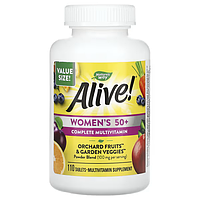 Комплекс мультивітамінів для жінок 50+, 60 таблеток, Nature's Way, Alive! Once Daily