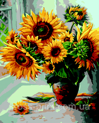 Картина за номерами "Сан флаверс", 40*50, ART Line