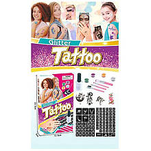 Дитячий набір тату FT 2025 D, блискітки. щітки, лак, штампи