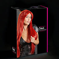 Парик красный Long Straight Red Wig