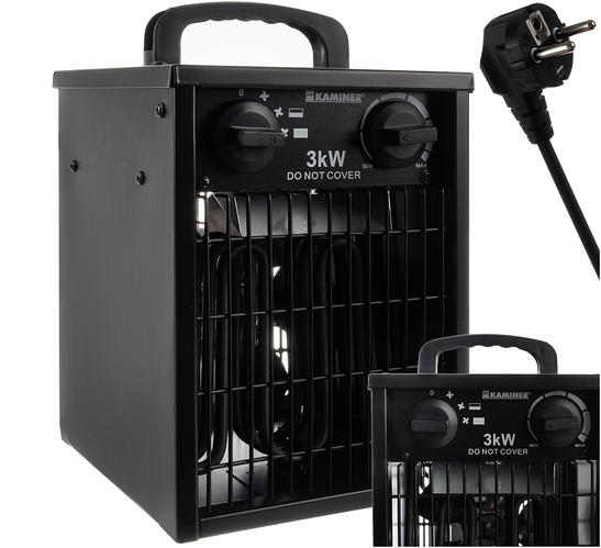 Електричний обігрівач Kaminer 3000 Вт (ID#2025577985), цена: 1990 ...