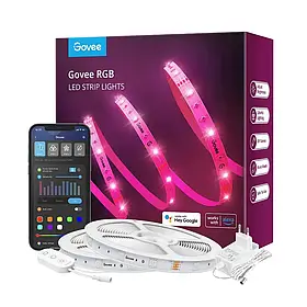 Розумна світлодіодна LED стрічка 30 метрів (2 х 15м) Govee RGB Smart LightStrip, WiFi + Bluetooth