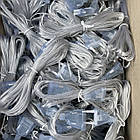 Подовжувач перехідник для гірлянд прозорий ПВХ 2м з вилкою, фото 6