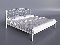 Двуспальная металлическая кровать Карисса от ТМ Теnero 120х200, Щит ДВП, Без ящика