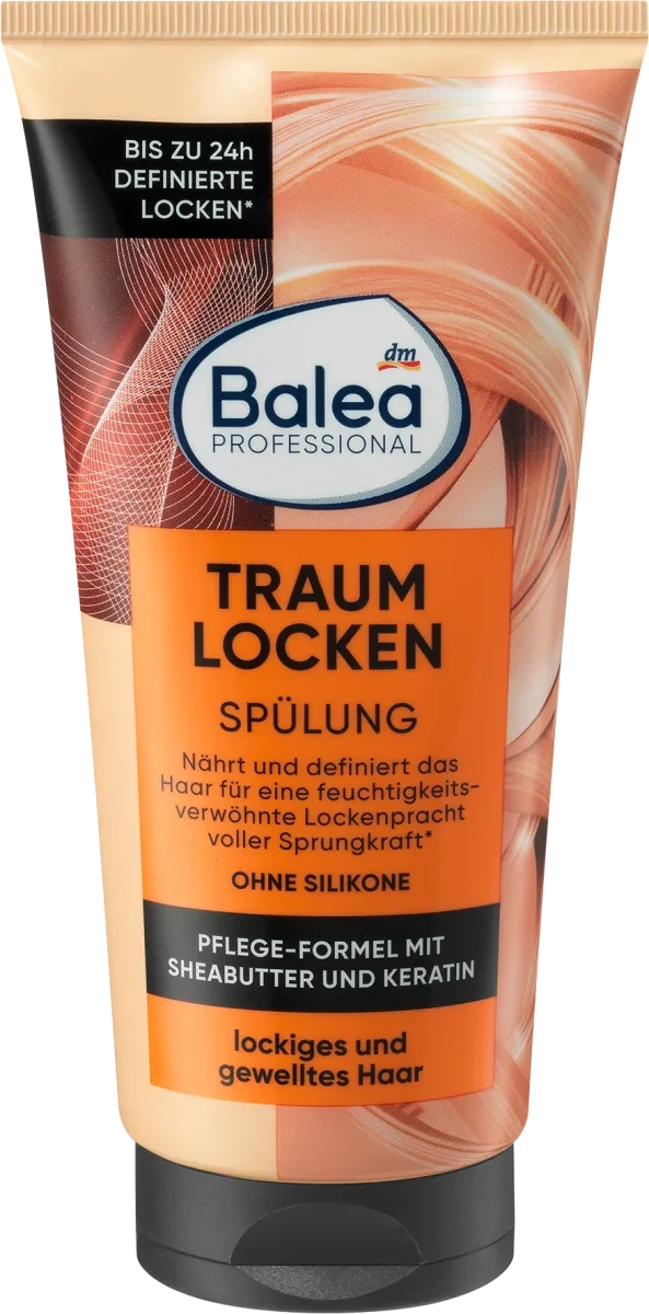 Бальзам-ополіскувач Balea Professional Traumlocken для кучерявих і неслухняних волосся, 200 ml