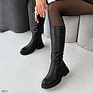 Жіночі шкіряні зимові чоботи 38,40, фото 3