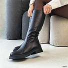 Жіночі шкіряні зимові чоботи 38,40, фото 7