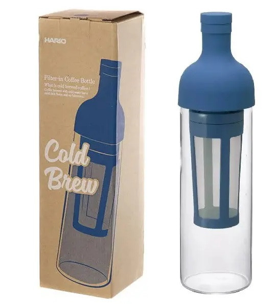 Пляшка Hario Cold Brew Bottle 750 мл. Синя
