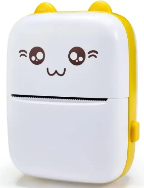 Принтер Portable Mini Printer дитячий портативний з термодруком (45601-2-E) жовтий