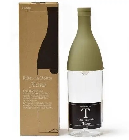 Пляшка Hario Aisne 800 мл. Cold Brew Bottle Зелена
