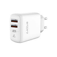 Зарядное устройство для AccLab AL-TC224 2хUSB 5В/2,4A/12W White (1283126538834) SoVa