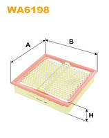 Фильтр воздушный Mercedes 190, 250, E (W/R/C/S124) - Wix Filters (WA6198)