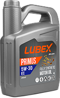 Моторное масло LUBEX PRIMUS EC 5w30 API SN/CF 4л