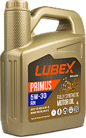 Моторное масло LUBEX PRIMUS RN 5w30 RN 0710; API SL/CF; ACEA A3/B4 4л