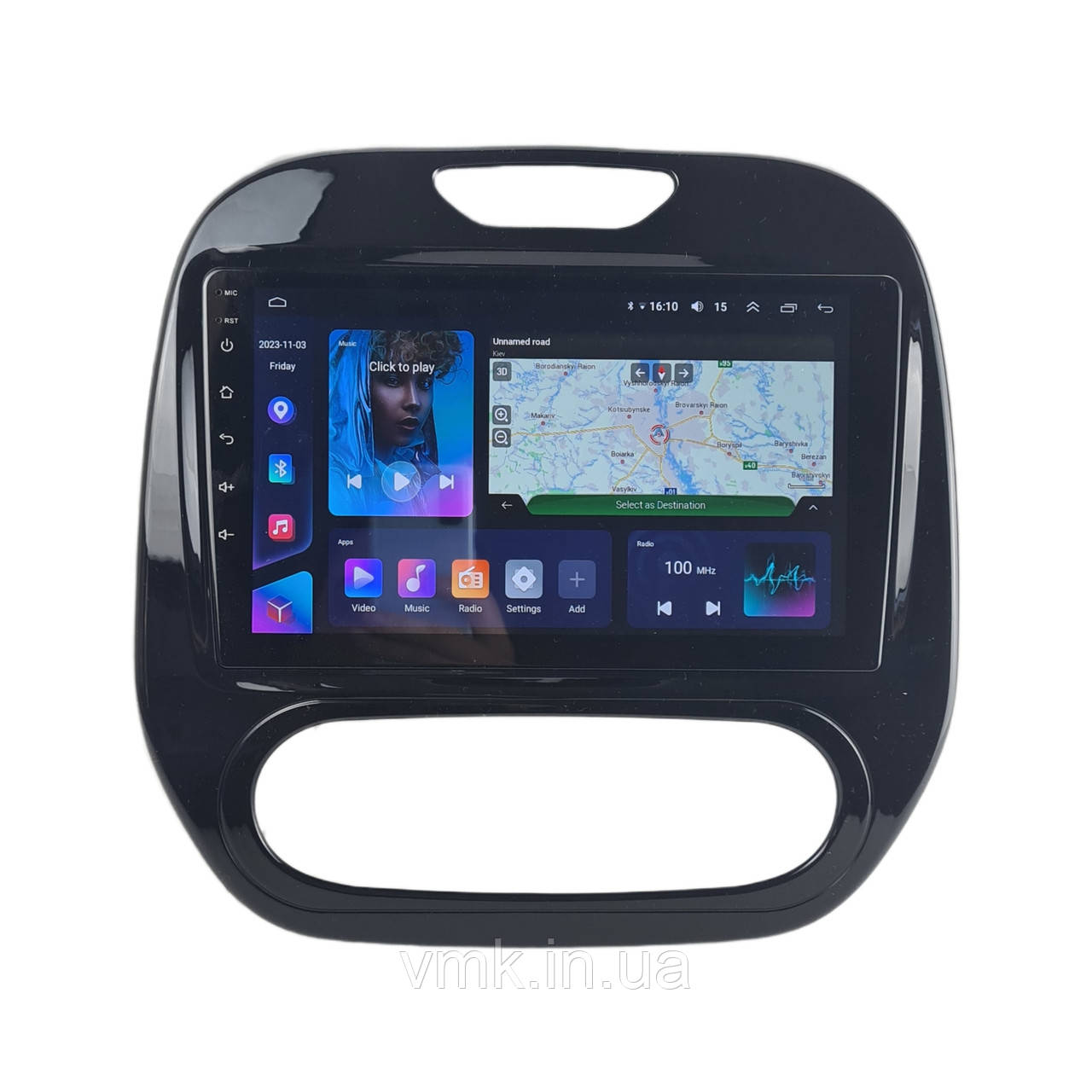 Андроїд Магнітола Renault Kaptur 2016-2019 4core Base Android 13, Platform JAC