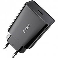 Мережевий зарядний пристрій Baseus Speed Mini Quick Charger 1C 20W Black (CCFS-SN01)