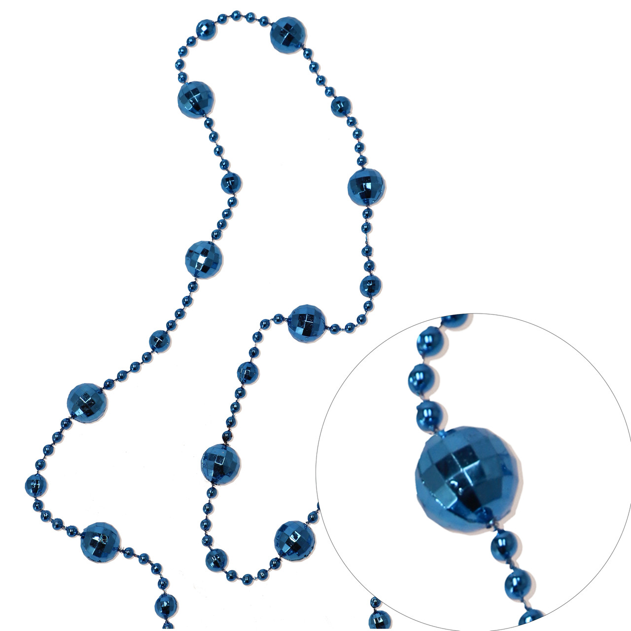 Гірлянда декоративна "Намисто-кульки" Jumi 5 м, пластик, синій