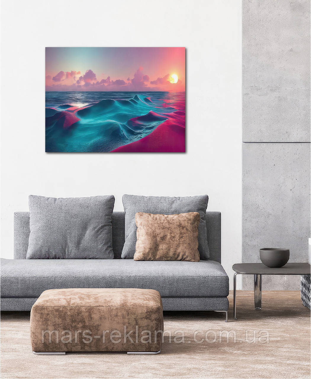 Інтер'єрна картина Захід сонця, фото 1