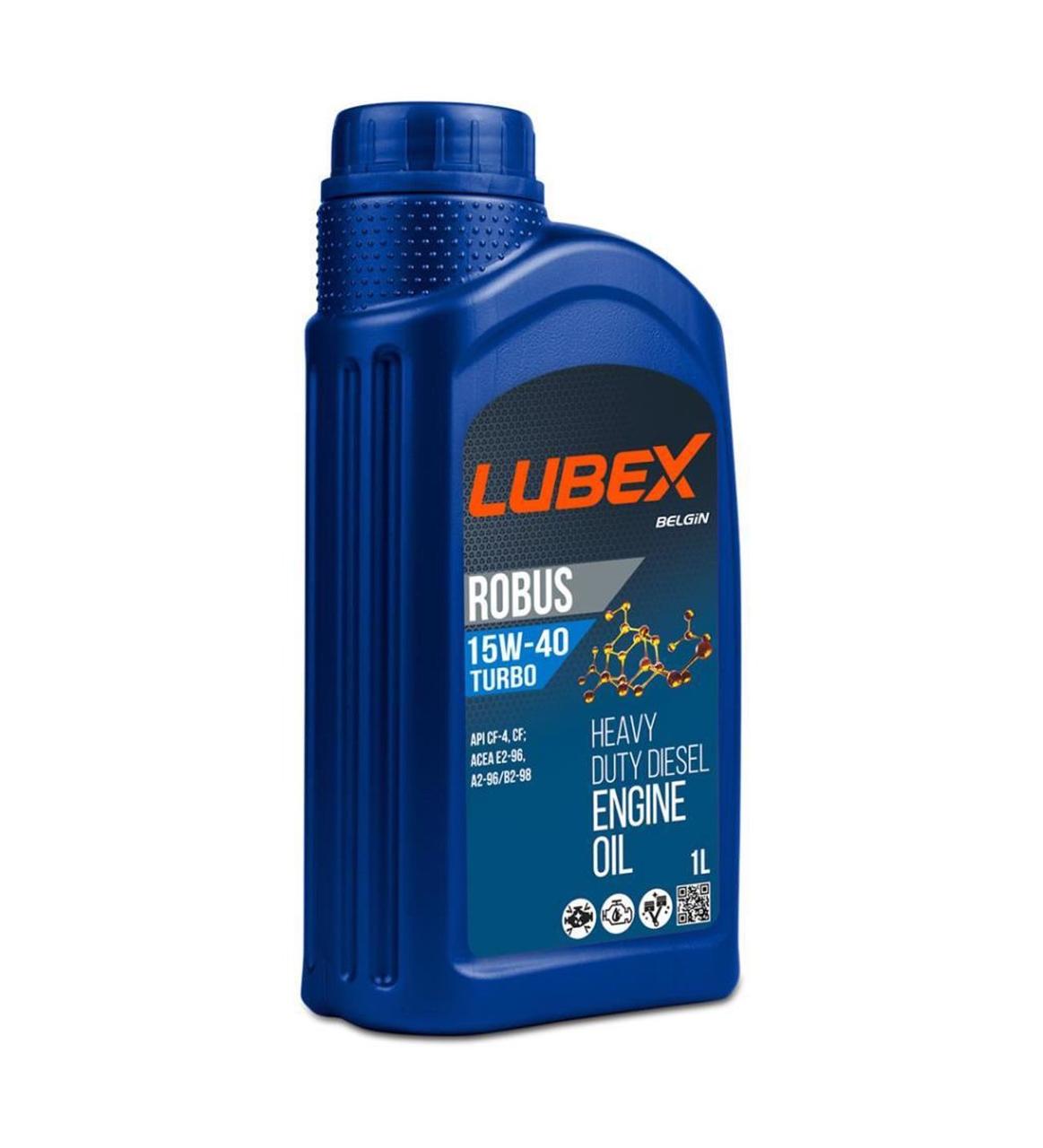 Моторне масло LUBEX ROBUS TURBO 15w40 1л (API CF-4; ACEA E2, MAN M 271; MB 228.1)