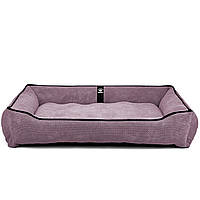Лежак для собак всех пород EGO Bosyak Soft 2XL 120x100 Розовый (лежанка для больших собак от 30 кг)
