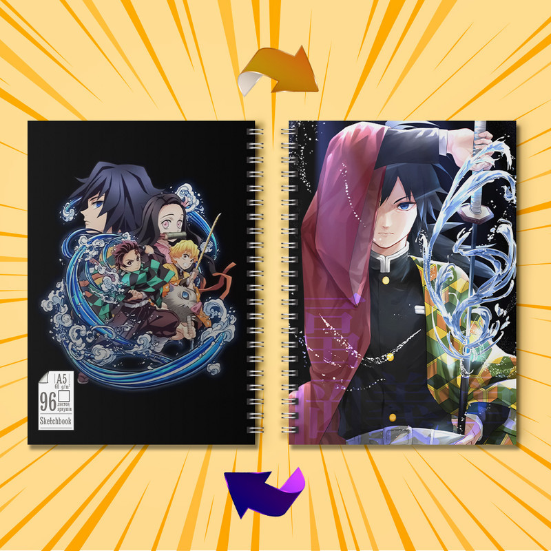 Скетчбук Аніме 96 л Kimetsu no yaiba 04
