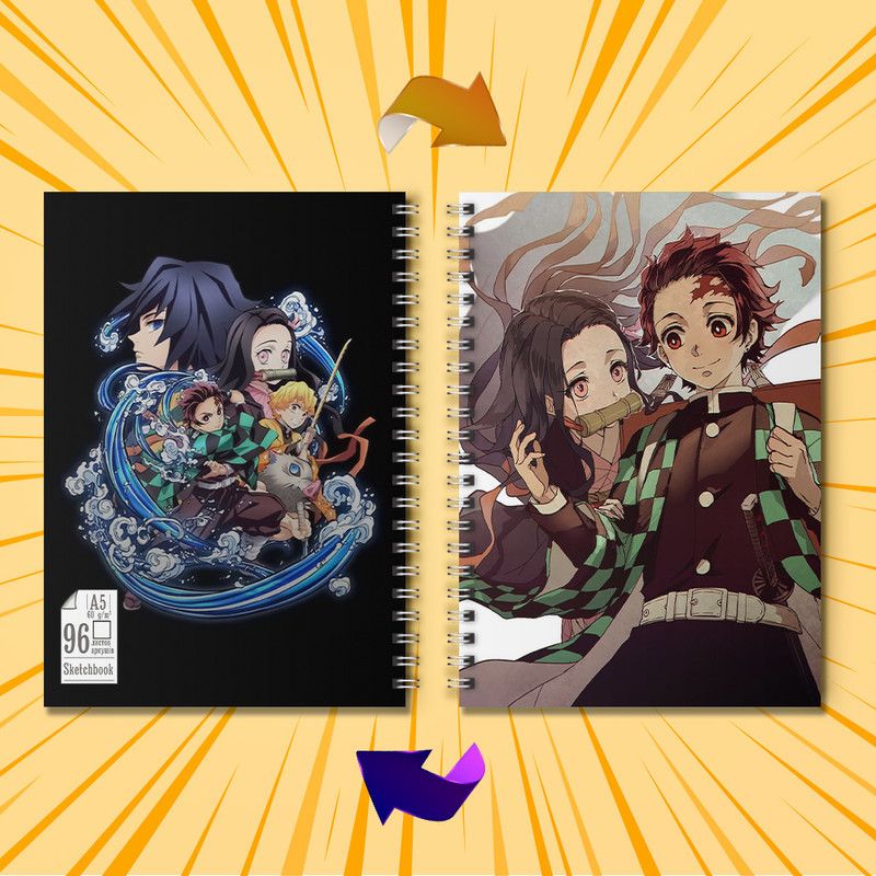 Скетчбук Аніме 96 л Kimetsu no yaiba 05
