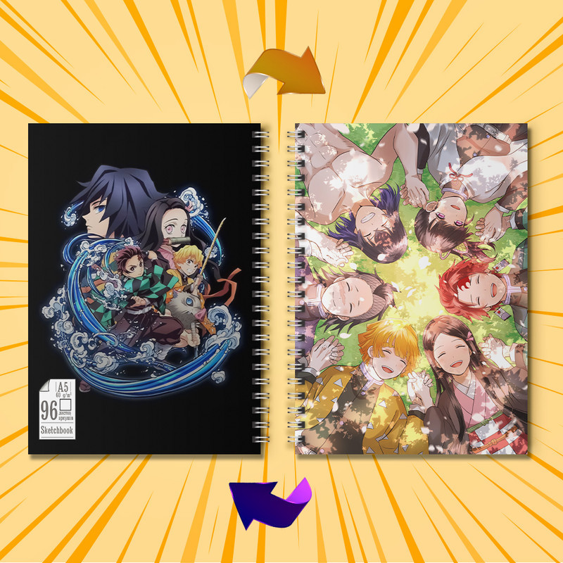 Скетчбук Аніме 96 л Kimetsu no yaiba 06