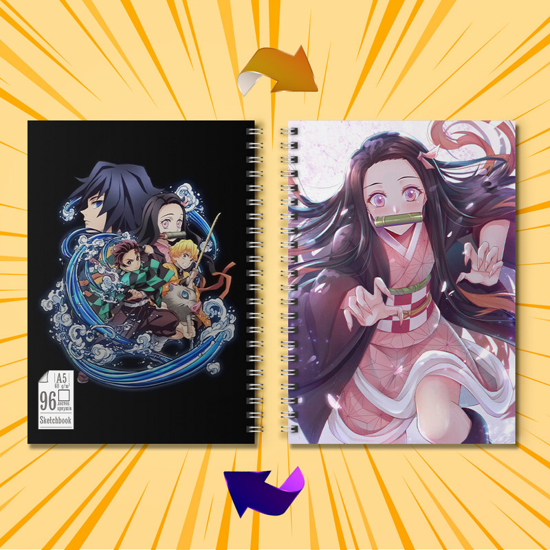 Скетчбук Аніме 96 л Kimetsu no yaiba 07