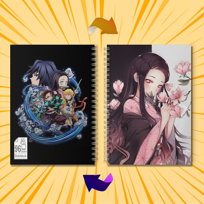 Скетчбук Аніме 96 л Kimetsu no yaiba 15