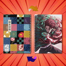 Скетчбуки 48 аркушів Demon Slayer