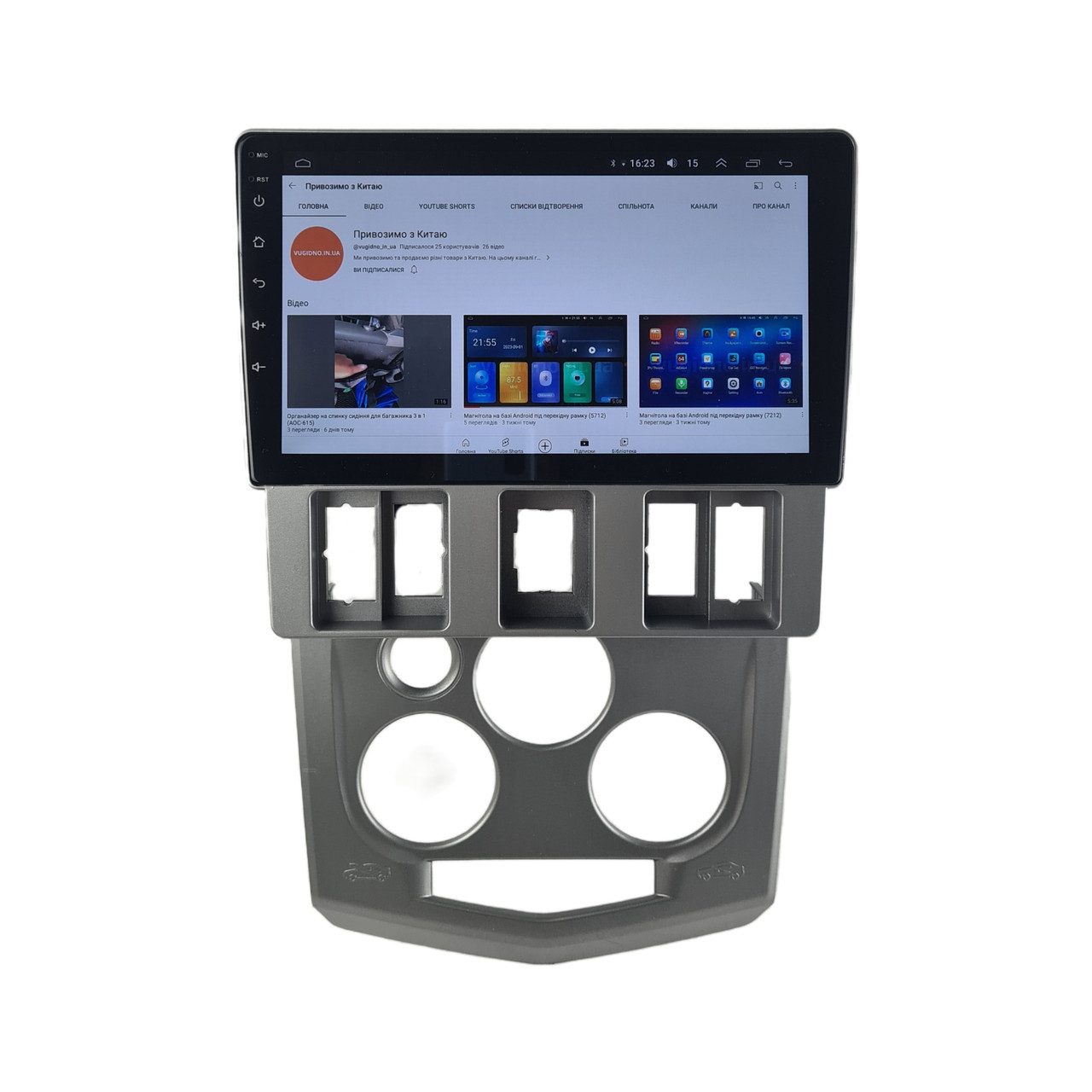 Штатна Магнітола Renault Logan на Android Модель MT6580-WiFi-Base-1