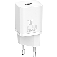Мережевий зарядний пристрій Baseus Super Si Quick Charger 1C 25W EU White (CCSP020102)