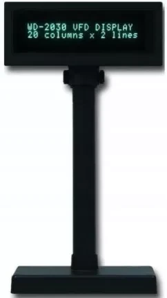 Монітор Capture Wd 2030 B Rs232 (Black) (WD2312000029)