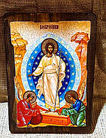 Икона Воскресение Христово (на дереве размер 17*23 см)