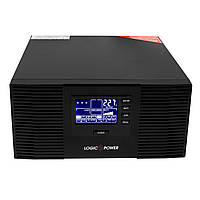 Источник бесперебойного питания LogicPower LPM-PSW-1500VA (1050 Вт), Lin.int., AVR, 2 x евро, металл SoVa