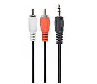 Аудио-кабель Cablexpert 3.5 мм - 2хRCA (M/M), 10 м, Black (CCA-458-10M) SoVa