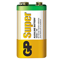 Батарейка крона GP SUPER ALKALINE, 9v 1604A-5UE1, 6LF22