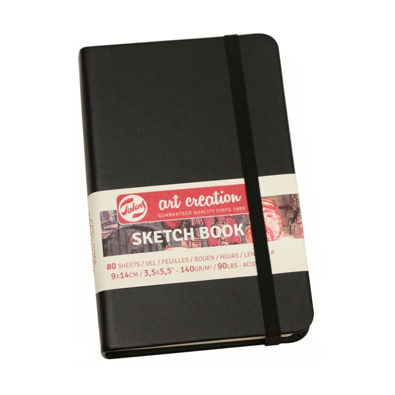 Скетчбук 9*14см Talens Art Creation 140г/м 80арк 9314**1M_Чорний, фото 1