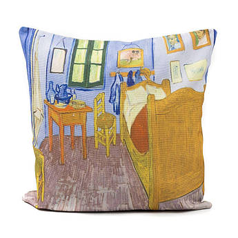 Наволочка декоративна з поліестеру Ван Гог "Спальня в Арле" Centrotex