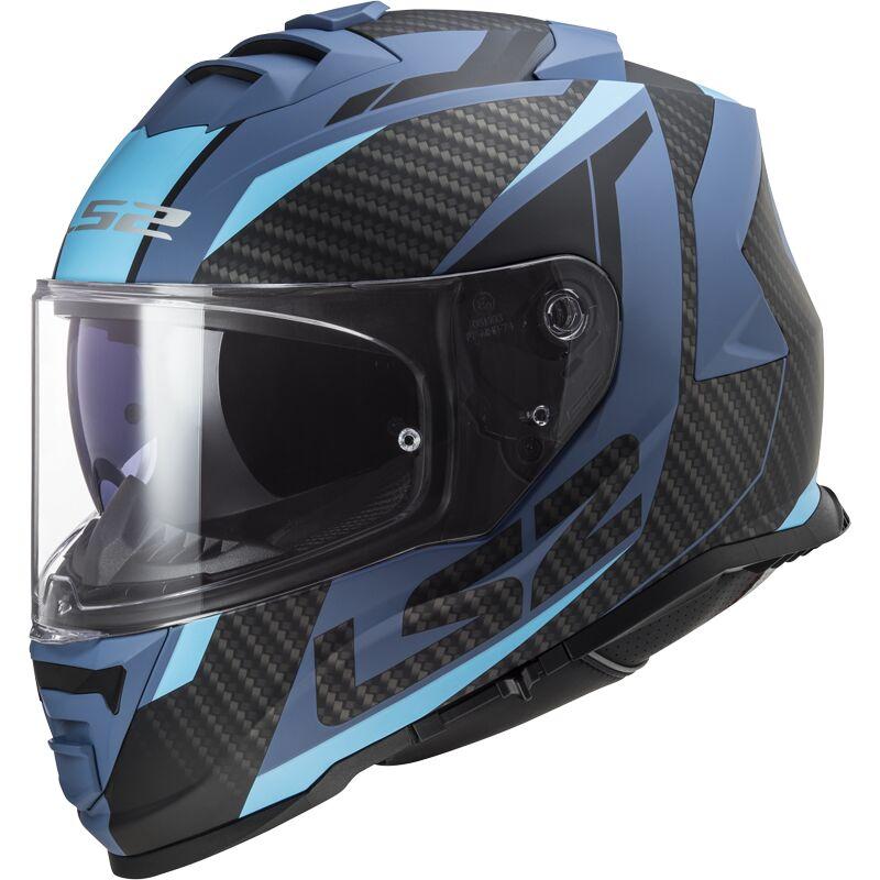 МОТОШОЛОМ ЗАКРИТИЙ LS2 FF800 STORM II RACER КОЛІР MATT BLUE