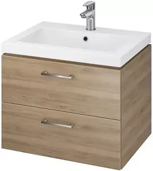 Умивальник з тумбою Cersanit Lara 60 см Como Walnut (S801-148-Dsm)