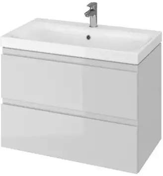 Умивальник з тумбою Cersanit Moduo 80 см Grey (S801-220)