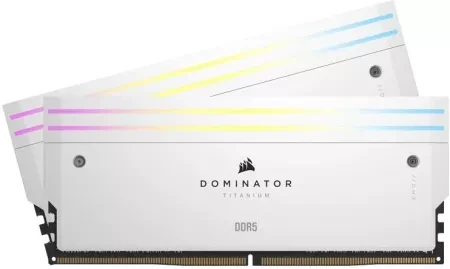 Пам'ять для настільних комп'ютерів Corsair 32 GB (2X16 GB) DDR5 7200 MHz Dominator Titanium (CMP32GX5M2X7200C34W)